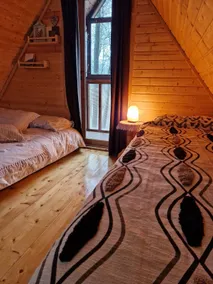Eco sauna house, in the woods, on the shore of the lake. - Image 4