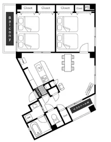 Plays' Apartment, Family Apartment 301 - Image 3