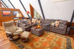 Treehouse A-Frame Retreat w/ Fire Pit + EV Charger - Image 4