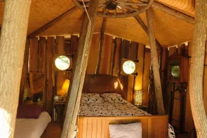 Log Cabin-Romantic-Ensuite-Countryside view - In the Trees - Image 3