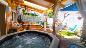 Romantic studio 40 m² 2 private HOT TUBS, billiards, BBQ - Image 4