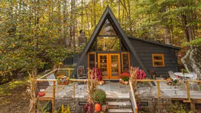Romantic AFrame Cabin •Firepit • Near Boone Hiking - Image 3