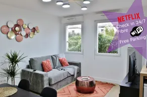 Studio modern – Netflix, Wi-Fi, parking Airbus - Image 5