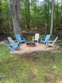  Secluded Log Cabin with trail to North Point County Park to the beach.   - Image 5