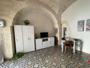 Historic center, mini independent apartment, finely furnished, located on the ground floor, open space with kitchenette. - Image 3