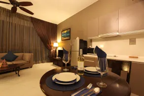 Bali Style Teak Wood Furniture 1BR w Infinity Pool - Image 3