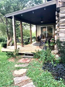 Cozy backyard log cabin~sunsets~8 miles N of Avl - Image 5