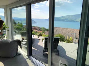 Modern accommodation with panoramic views of Lake Thun - Image 2