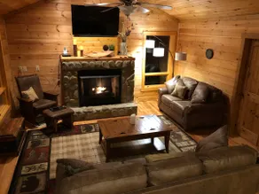 Buck Mountain Getaway - Stunning views, hot tub, fireplace. Nearby Boone. - Image 5
