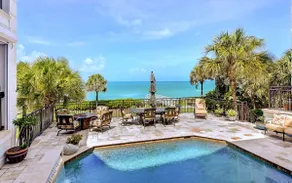 Private beachfront estate with pool. - Image 5