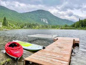 Log cabin with lake view, Jacuzzi, Paddle/Kayak - Image 2