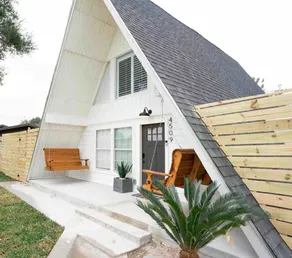 A pet friendly A-Frame with a hot tub & fire pit! - Image 2