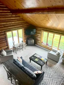Secluded 3-Bedroom Log Cabin W/ Fireplace and View - Image 4