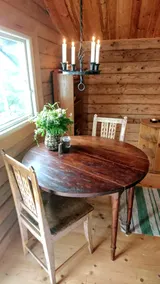 Log cabin in the woods 150 meters to lake, own boat - Image 5
