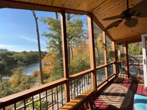Secluded Waterfront Cabin on hiking trails! Lake on one side river on the other. - Image 4