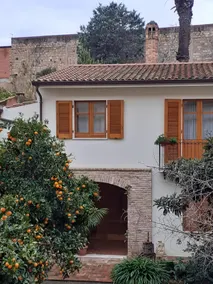 The antique orange with fireplace - Image 3