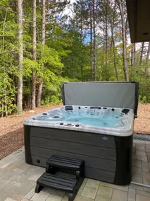 Modern Lagoon Retreat | Hot Tub • Fire Pit • Art - Image 2