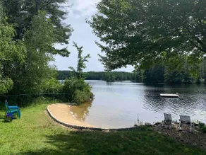Family Friendly Waterfront Estate on Lake Wicwas w/ Private Beach & Dock - Image 4