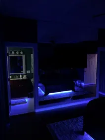 Luxury Romantic Lovers Oasis w/ Colorful Mood Lighting & Heated Massage Table - Image 4