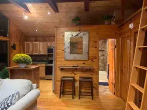 Peaceful Cabin on a stream surrounded by Hemlocks - Image 2