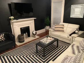 Romantic Black & White Apartment, 1 bedroom - Image 5