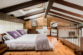 Sleep Under Wooden Beams at a City Penthouse. - Image 5