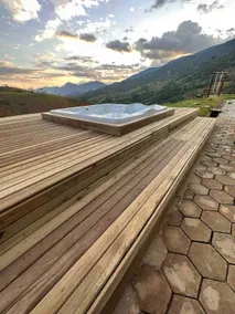 Mountain house with waterfall - Image 2
