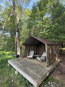 Forest Cabin | Fire Pit, Pond, Pickleball Court - Image 3