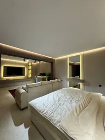 A distinctive studio with a living room and self check-in - Image 3
