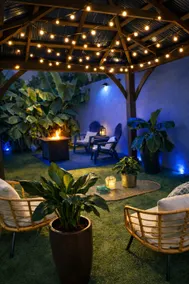Casa Azul • Tropical Patio & Fire Pit | Near Beach - Image 3