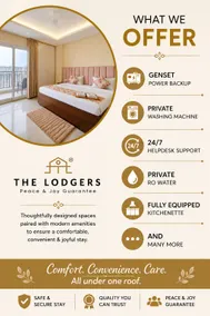 Exquisite 1 BHK Apartment With Private Balcony GGN - Image 4