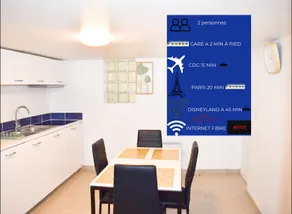 2-room apartment near station/Paris/Stade 2 France/CDG Airport - Image 3