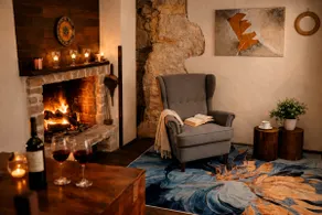 Romantic home with fireplace • Fiuggi Center - Image 3