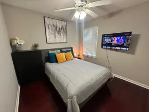 2BR/2BA Near Concord Mills | Backyard - Image 3