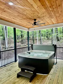 Coop Cabin! Hot tub+ hiking trail- view+ creek - Image 2