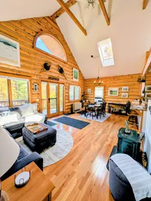 Handcrafted VT Chalet • Walk to Lake • Fire Pit - Image 2