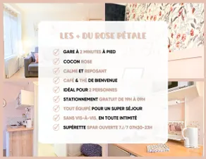 Studio Rose Pétale • Close to SNCF Station - Image 3