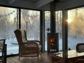 Private Nordic Villa with Glass Terrace & Hot Tub - Image 5