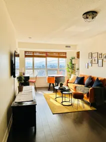 Chic Urban Retreat with Free Parking, Gym & Pool! - Image 2