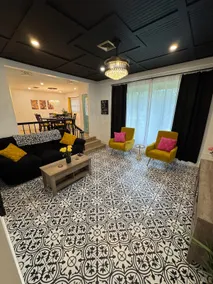 Boutique Mid-Century Home by Villages Fenced Yard - Image 3