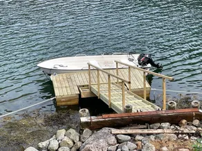 Cabin with boat close to the sea, Hitra municipality - Image 2