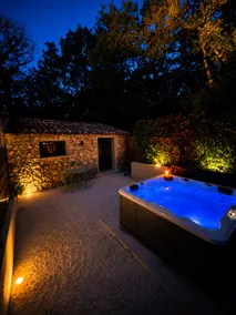 Private Jacuzzi • Stone Haven • In the Middle of Nature - Image 5