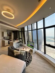 Sky & Sea View Studio in Seef - Image 5