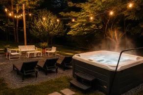 Hot Tub, Fire Pit, Porch | 1850s Riverside Cabin - Image 3