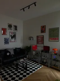 Studio with a different design and private garden - self check-in - Image 4