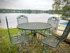 Lake Front Cottage Kayaks Game Table Fun - Image 5