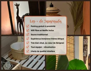 Le Jacaranda - Suite africaine - Sauna & Netflix - Image 2