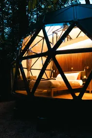 22-ft dome w/ star loft, full bath, hot tub - 07 - Image 3