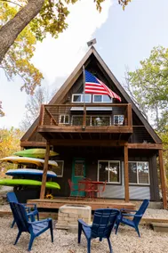 Inviting Lakefront A-Frame Cabin - Image 2