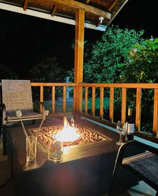 Nature cabin with campfire and BBQ - Image 2